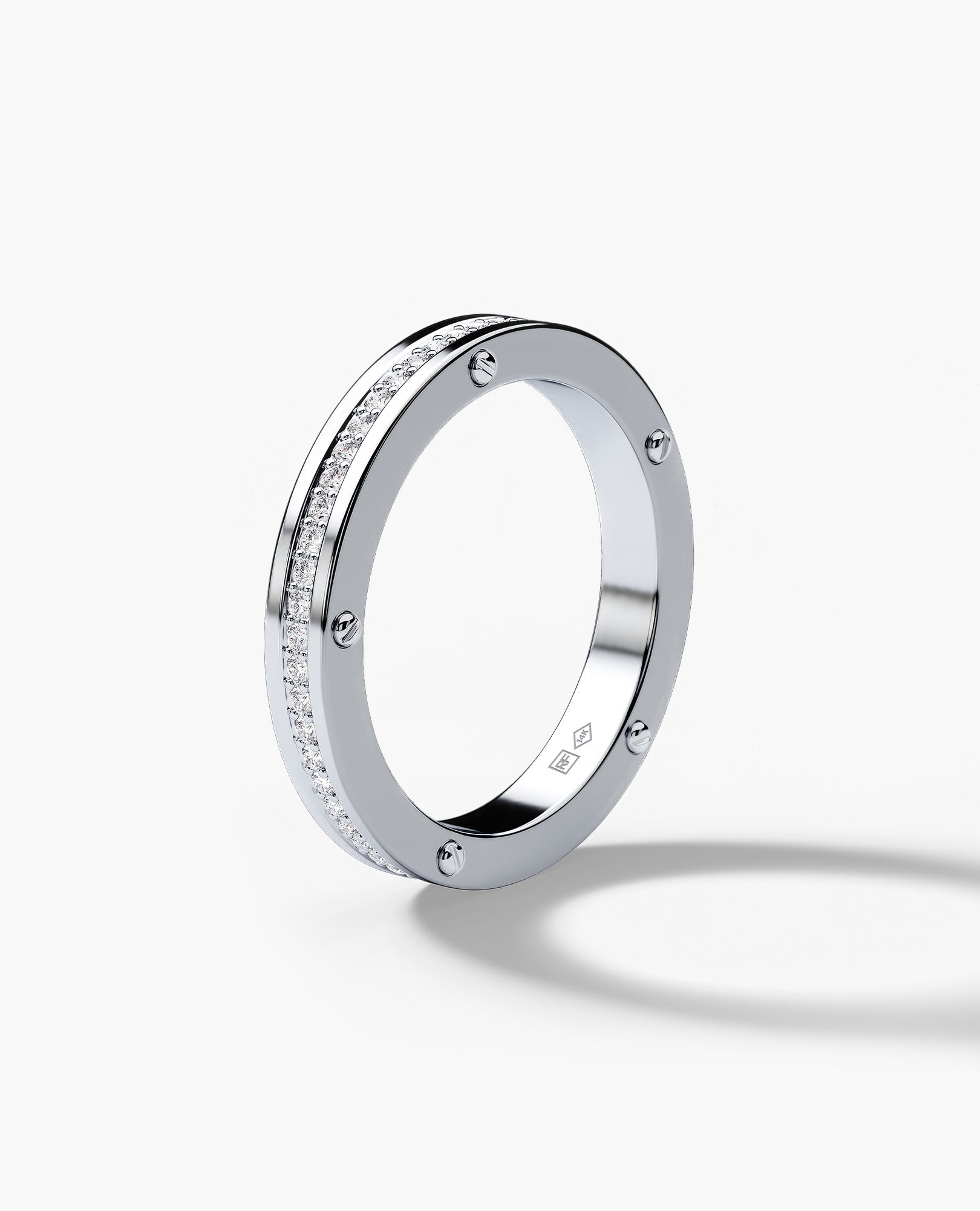 NORSE Gold Ring with 0.55ct Diamonds - 3.5mm