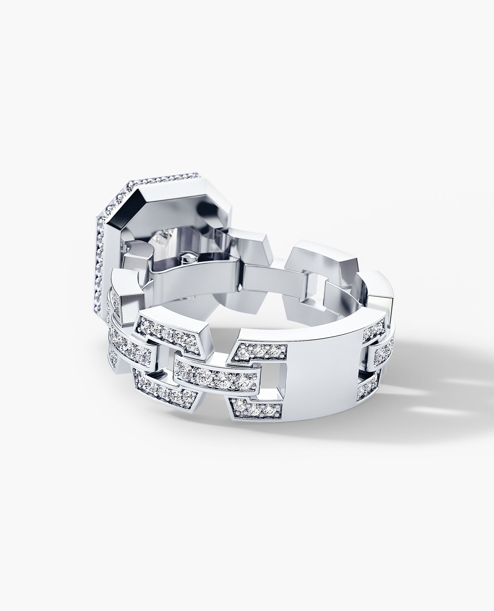 NORTHSTAR Emerald Cut Diamond Gold Engagement Ring