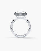 BRIGGS Cushion Cut Diamond Gold Engagement Ring