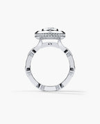 BRIGGS Oval Cut Diamond Gold Engagement Ring