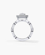 NORTHSTAR Emerald Cut Diamond Gold Engagement Ring