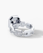 BRIGGS Emerald Cut Diamond Gold Engagement Ring