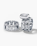 LA PAZ Emerald Cut Diamond Gold Engagement Ring