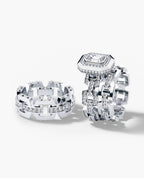 NORTHSTAR Emerald Cut Diamond Gold Engagement Ring
