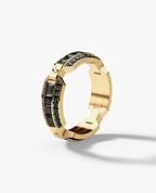 EMINENCE Gold Ring with 2.25ct Black Diamonds