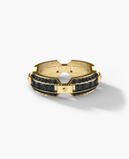 EMINENCE Gold Ring with 2.25ct Black Diamonds