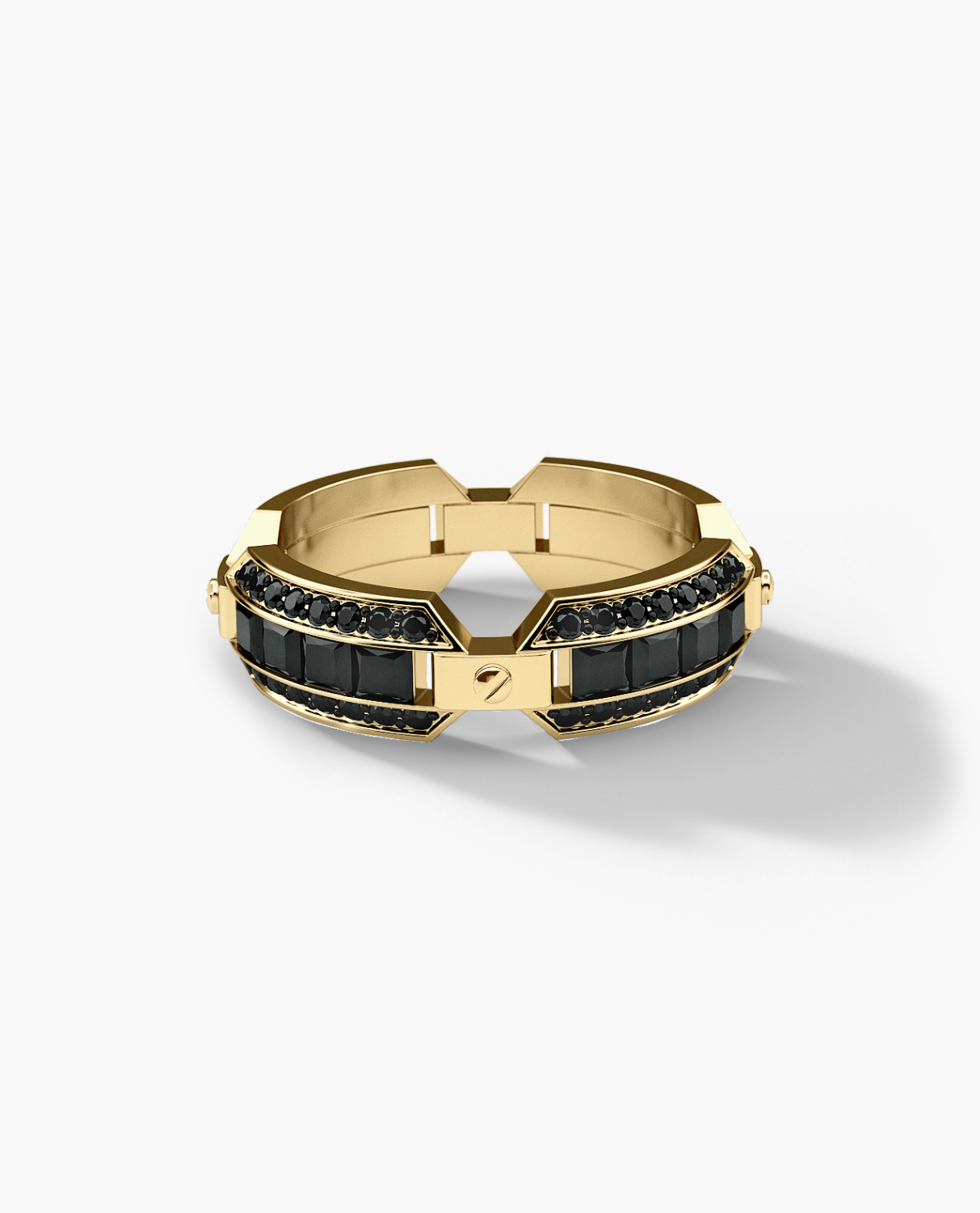 EMINENCE Gold Ring with 2.25ct Black Diamonds