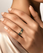 EMINENCE Gold Ring with 2.25ct Black Diamonds