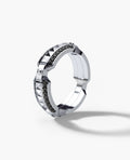 EMINENCE Gold Ring with 0.65ct Black Diamonds