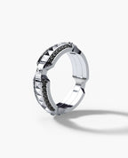 EMINENCE Gold Ring with 0.65ct Black Diamonds