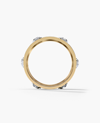 AMADOR Two-Tone Gold Ring with 2.20ct Diamonds