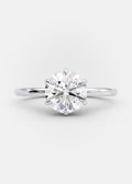 1.50 CT Round Brilliant Cut Moissanite Solitaire Engagement Ring