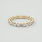 1.65CT Round Brilliant Cut Moissanite Full Eternity Wedding Band