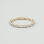 0.60CT Round Brilliant Cut Moissanite Full Eternity Unique Wedding Band