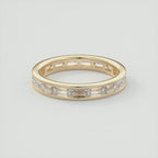 2.50CT Baguette Cut Moissanite Full Eternity Wedding Band