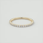 0.75CT Round Brilliant Cut Moissanite Full Eternity Wedding Band