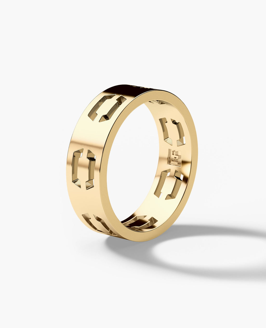 SHADOW NORTHSTAR Gold Ring - Wide Version