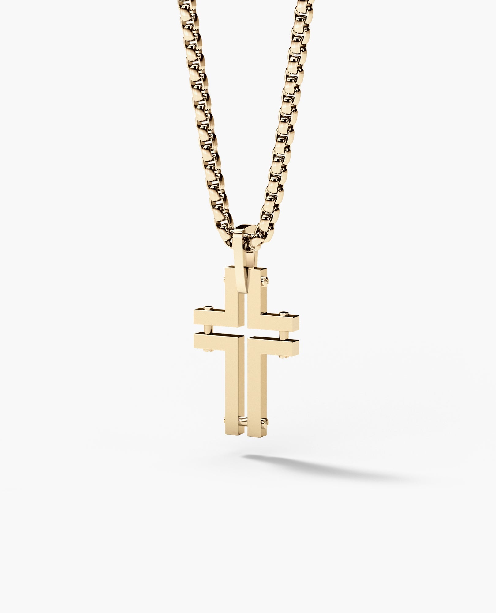 MINIMALIST Cross Gold Pendant