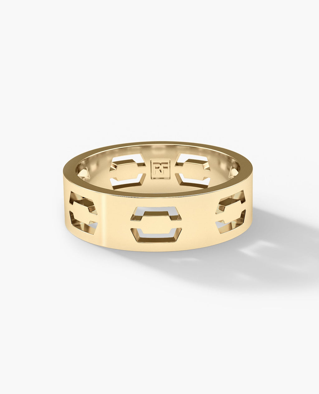 SHADOW NORTHSTAR Gold Ring - Wide Version