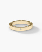 NORSE Gold Ring with 0.05ct Diamonds - 3.5mm