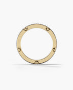 CABARRUS Two-Tone Wide Gold Ring with 2.25ct Diamonds