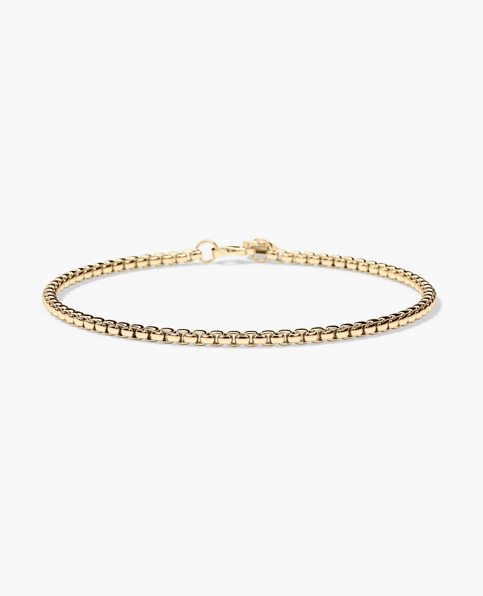 ROUND BOX Chain Bracelet - 2.5mm