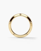 CORTEZ Camouflage Gold Ring with 2.40ct Green and Black Diamonds