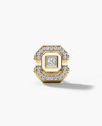 LA PAZ Gold Single Stud Earring with 0.17ct Diamonds