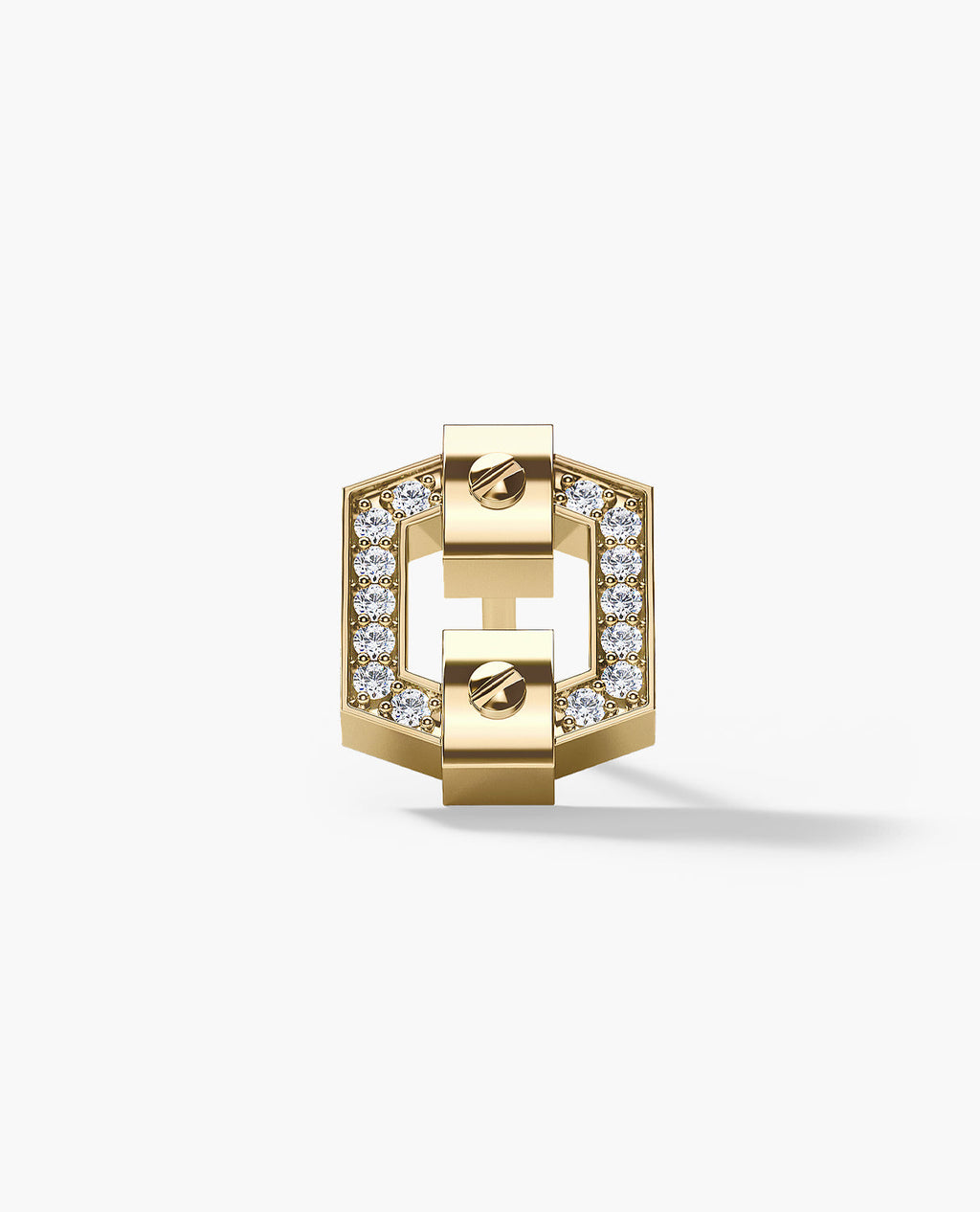 NORTHSTAR Gold Single Stud Earring with 0.09ct Diamonds
