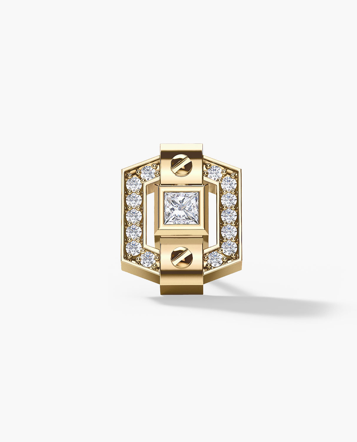 NORTHSTAR Gold Single Stud Earring with 0.19ct Diamonds