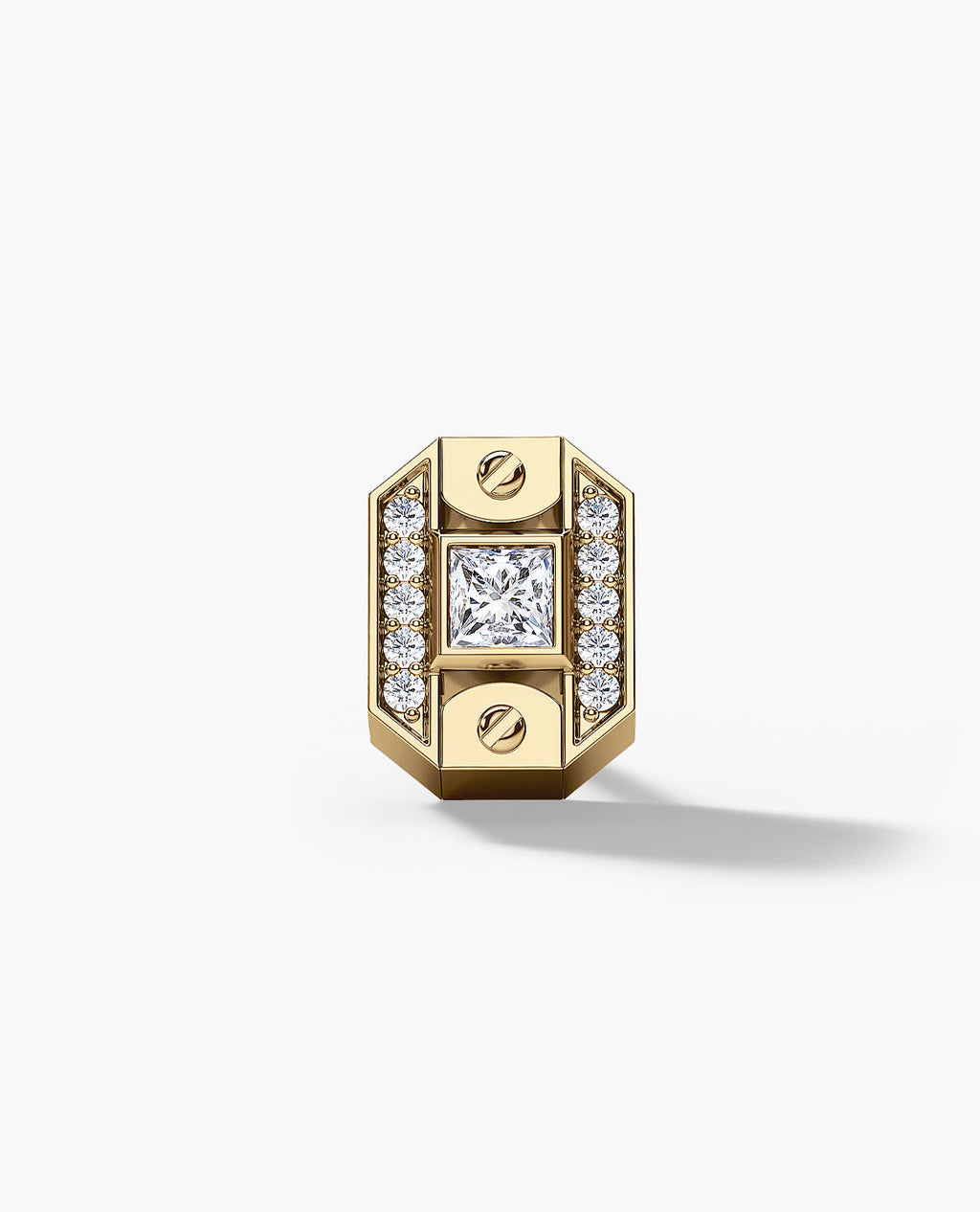 BRIGGS Gold Single Stud Earring with 0.18ct Diamonds