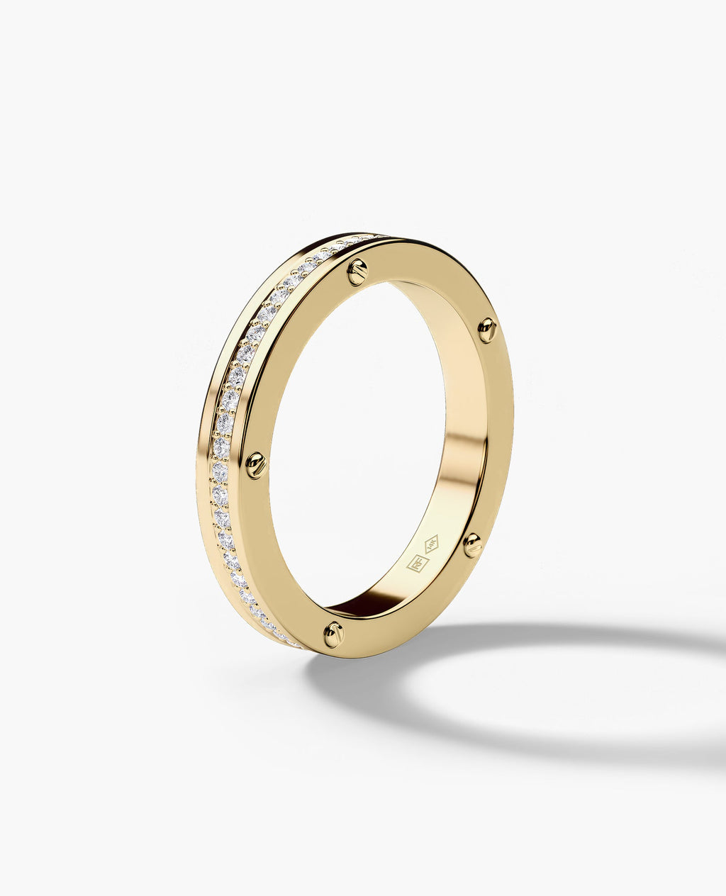 NORSE Gold Ring with 0.55ct Diamonds - 3.5mm