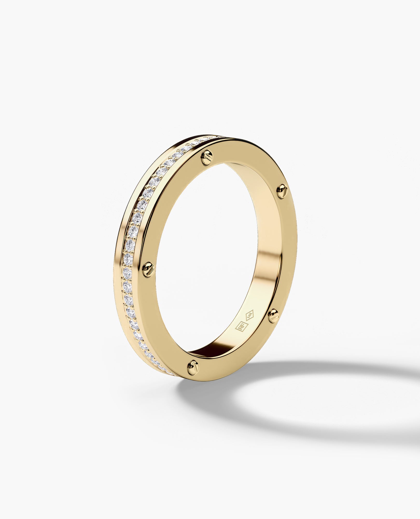NORSE Gold Ring with 0.55ct Diamonds - 3.5mm