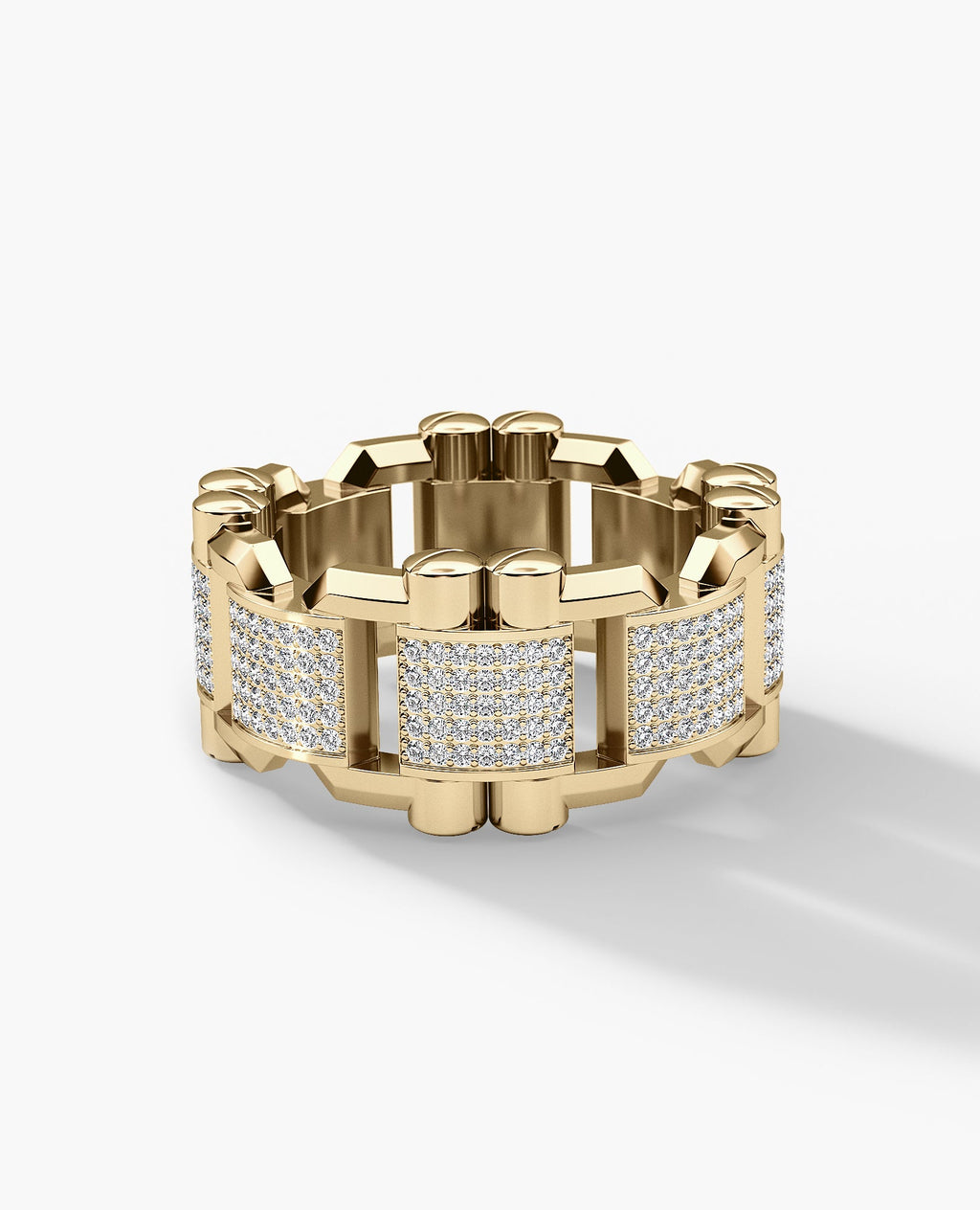 MOSS Gold Ring with 0.70ct Diamonds