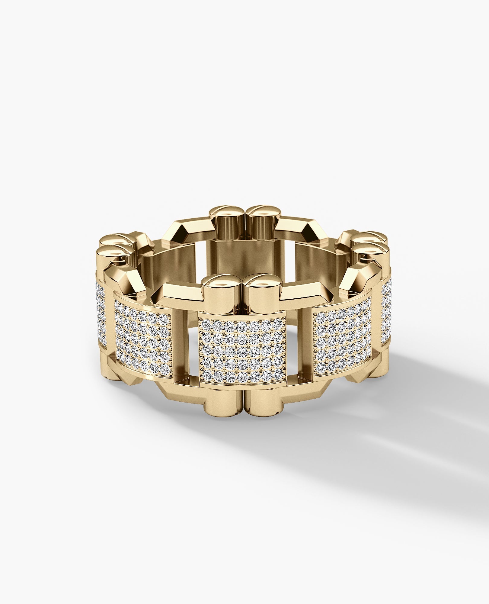MOSS Gold Ring with 0.70ct Diamonds