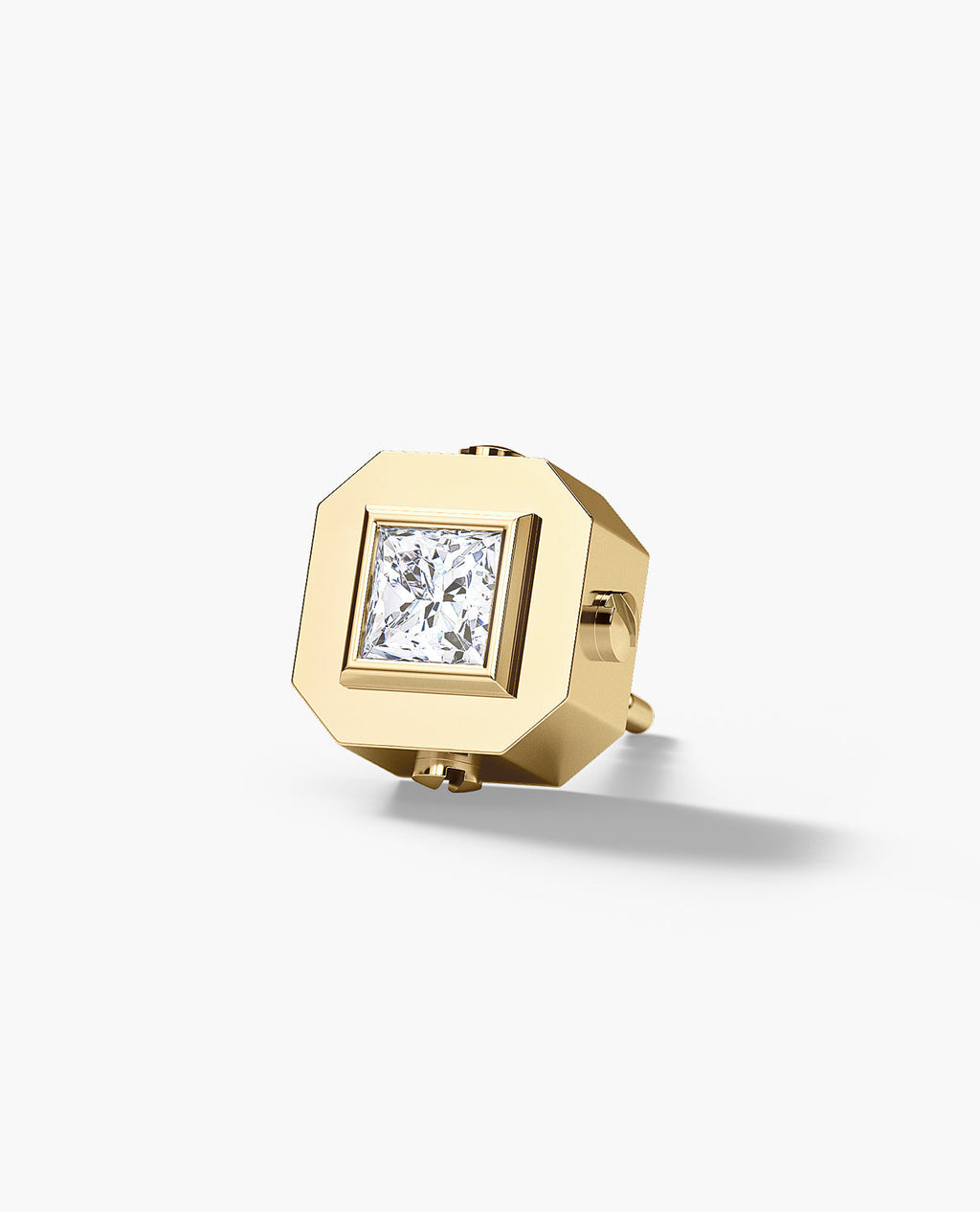 LA PAZ Gold Single Stud Earring with 0.25ct Diamonds
