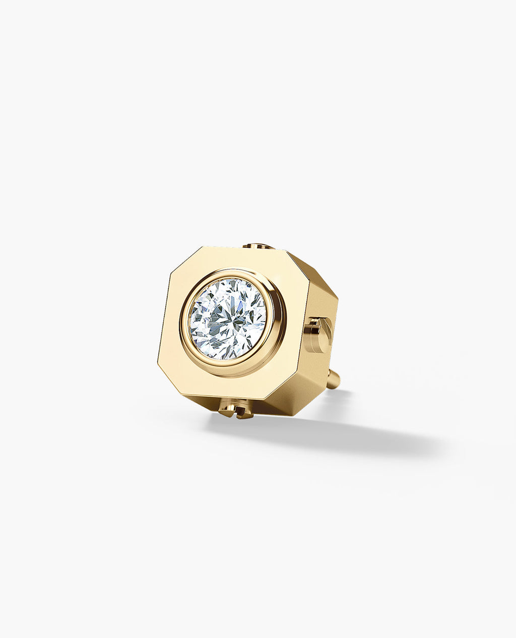 LA PAZ Gold Single Stud Earring with 0.30ct Diamonds