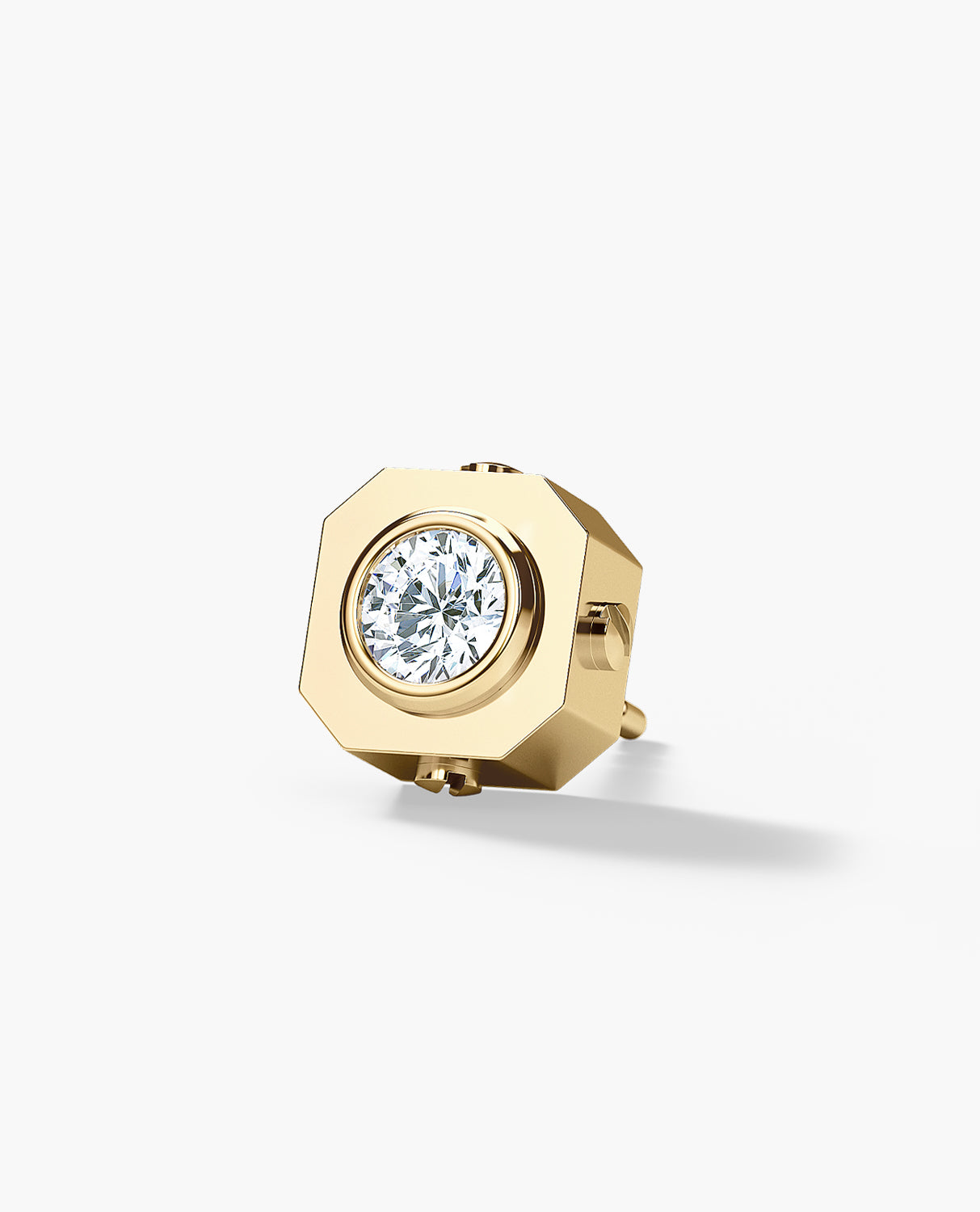 LA PAZ Gold Single Stud Earring with 0.30ct Diamonds