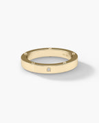 NORSE Gold Ring with Diamond - 3.5mm
