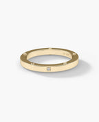 NORSE Gold Ring with Diamond - 2.5mm