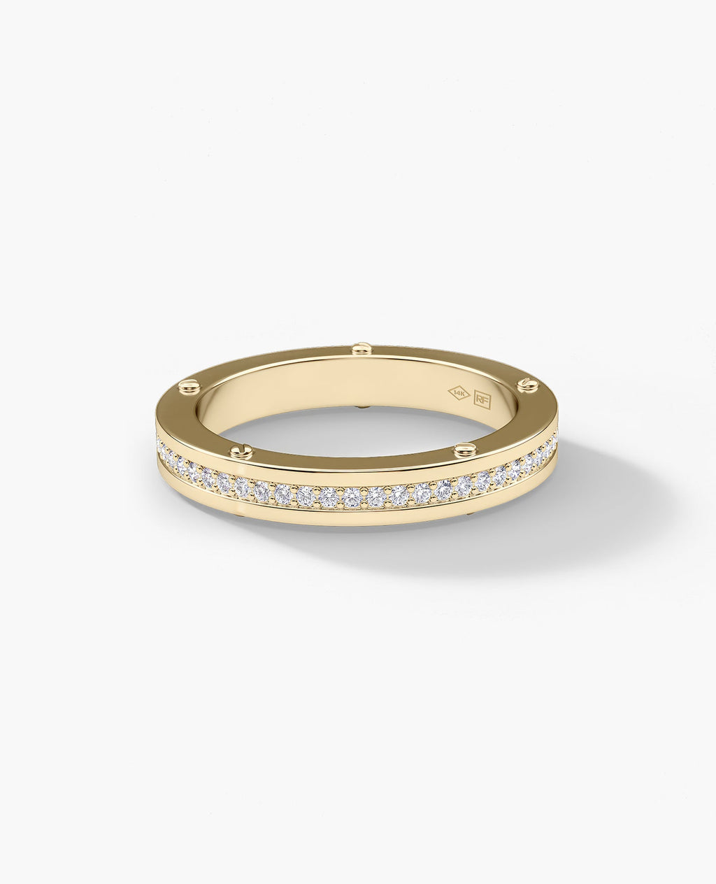 NORSE Gold Ring with 0.55ct Diamonds - 3.5mm