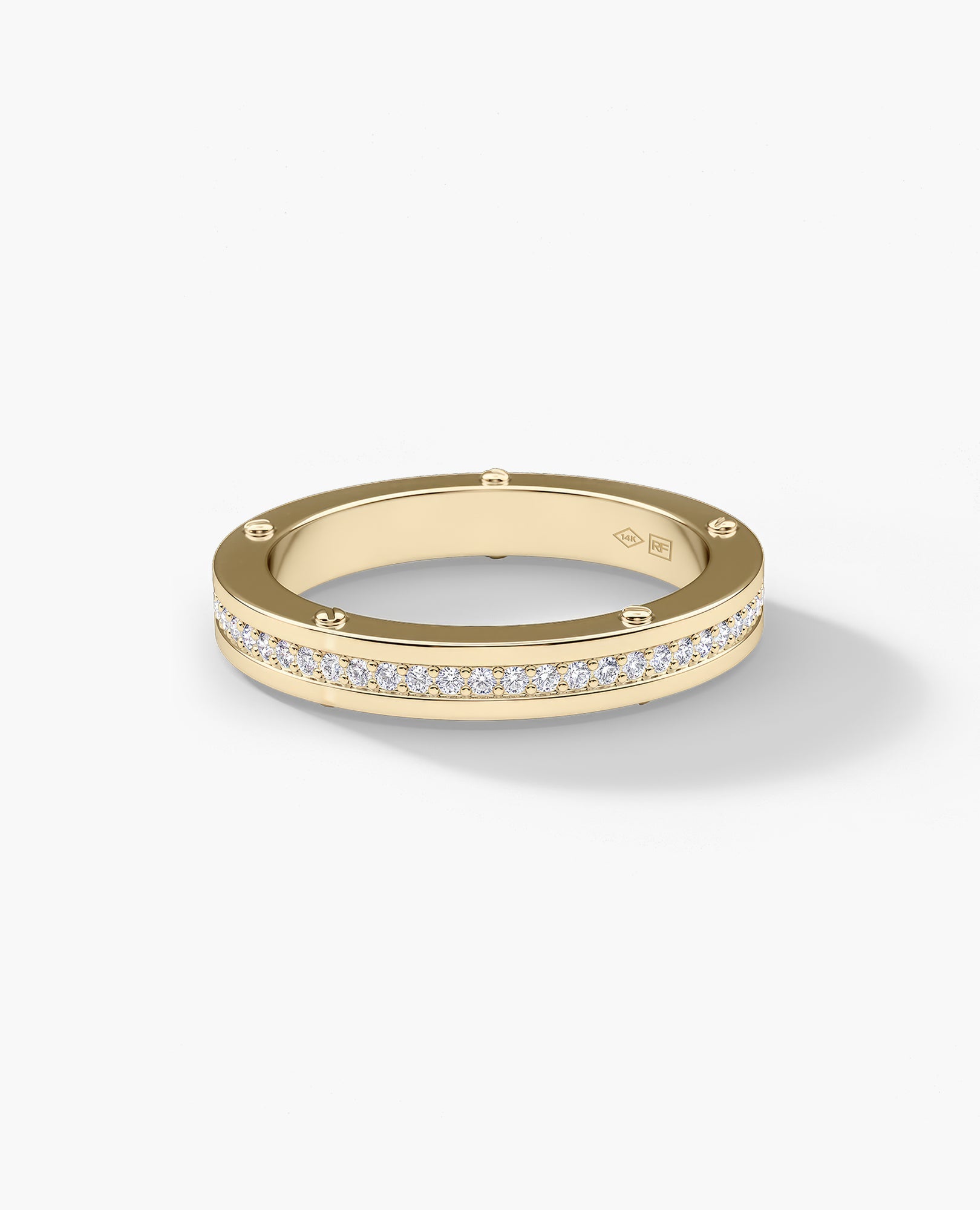 NORSE Gold Ring with 0.55ct Diamonds - 3.5mm