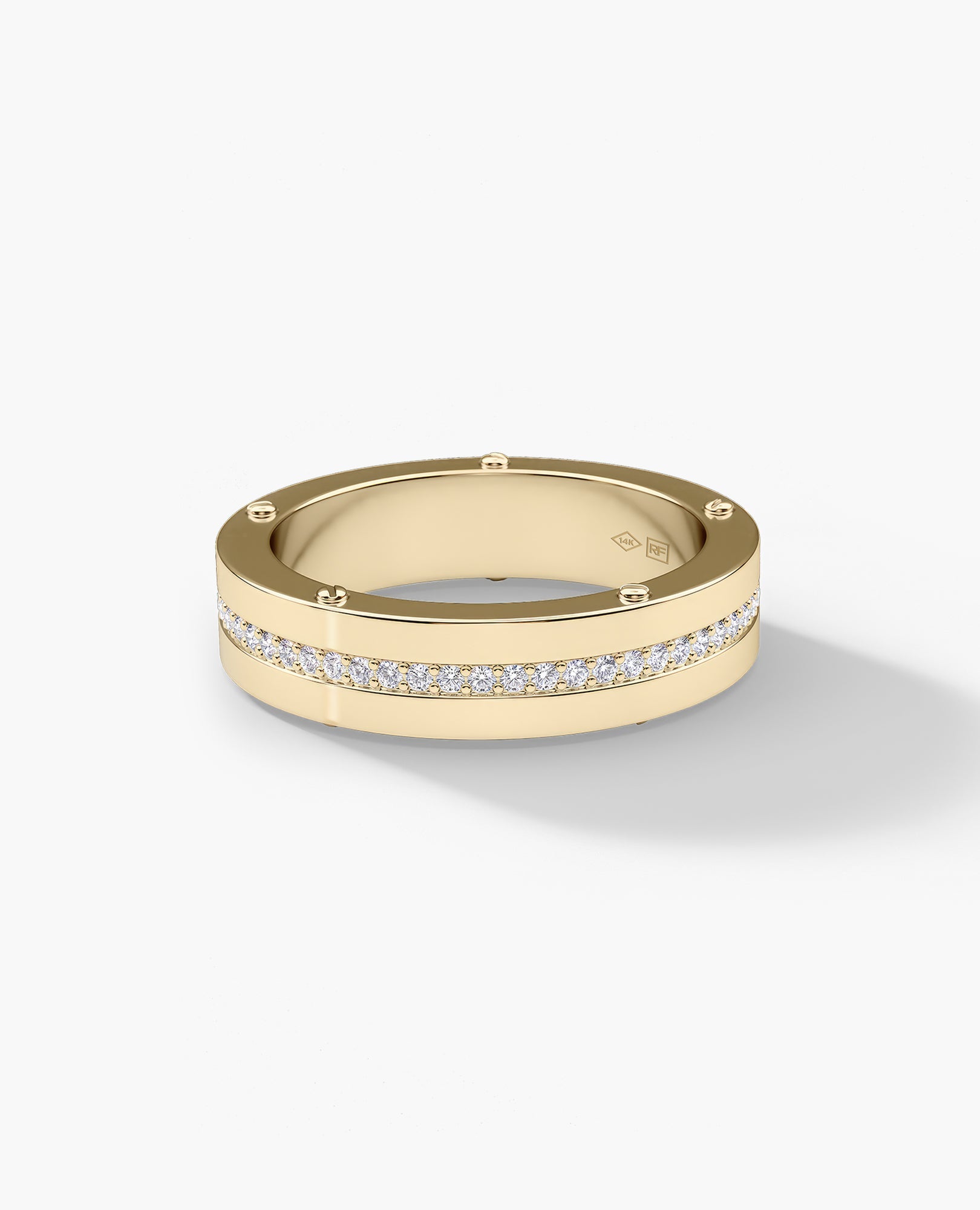NORSE Gold Ring with 0.55ct Diamonds - 5.5mm