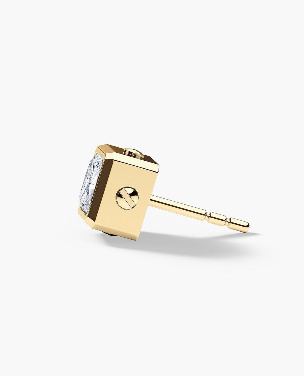 LA PAZ Gold Single Stud Earring with 0.90ct Diamonds