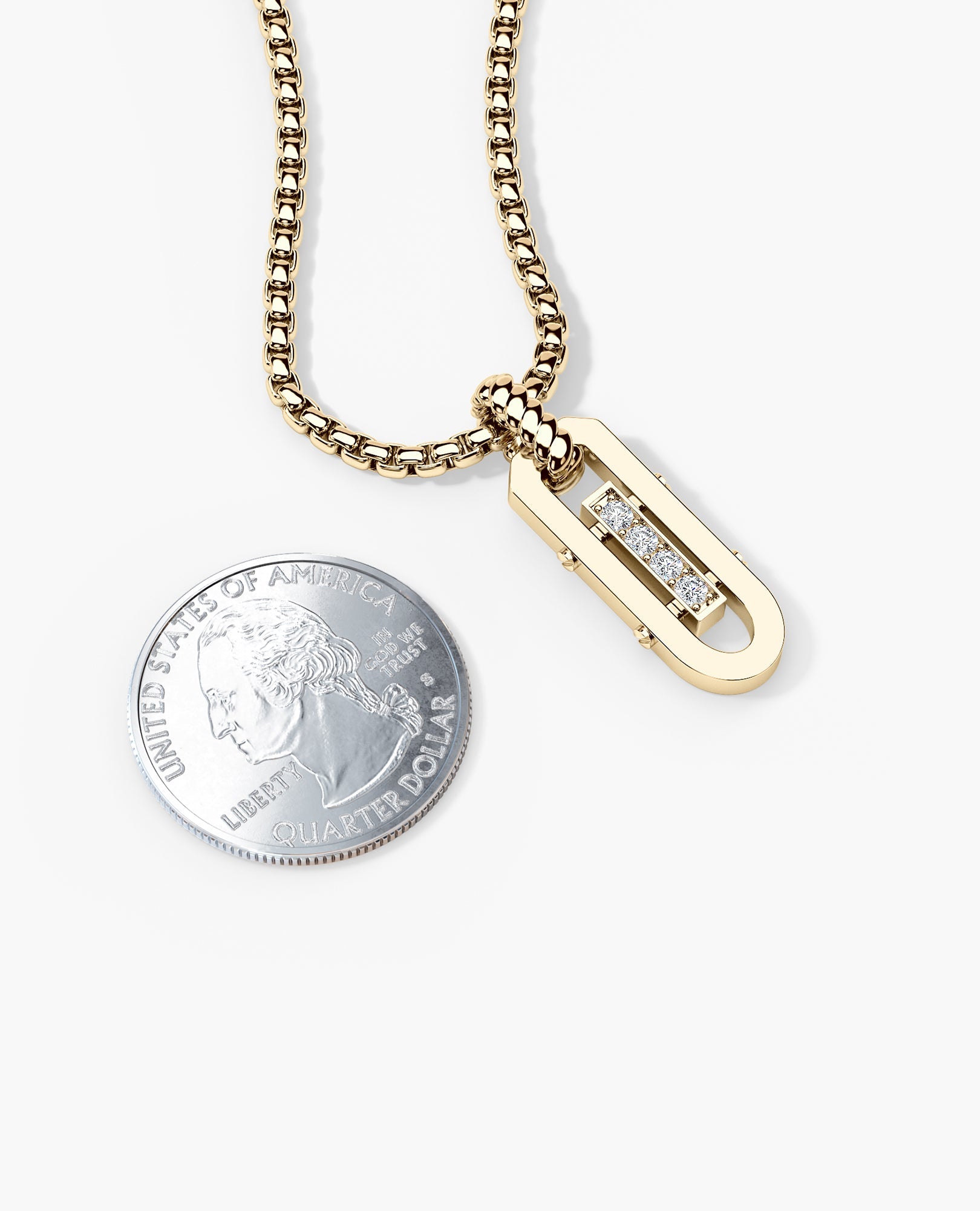 ROPES Amulet Gold Pendant with 0.20ct Diamonds