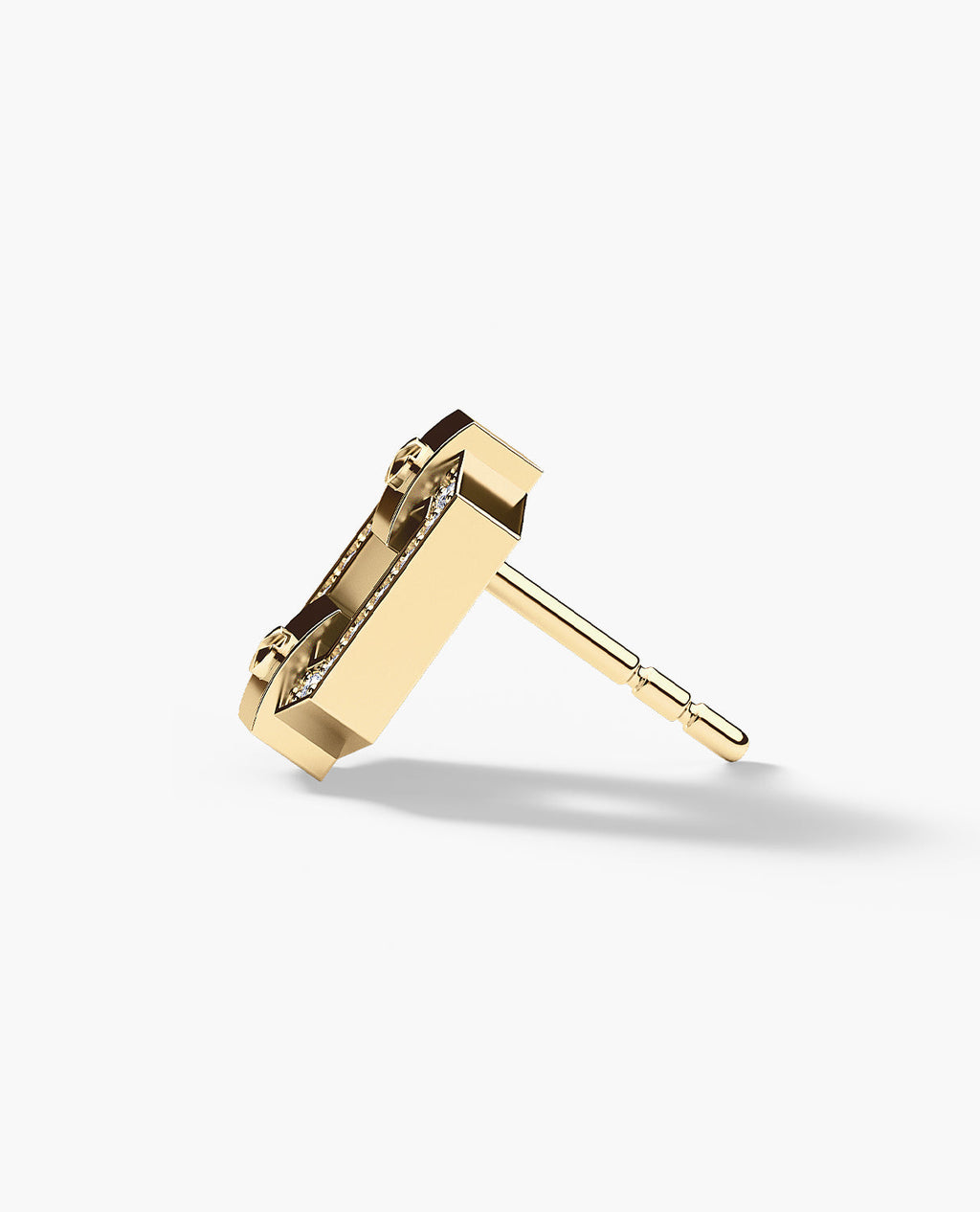 NORTHSTAR Gold Single Stud Earring with 0.09ct Diamonds
