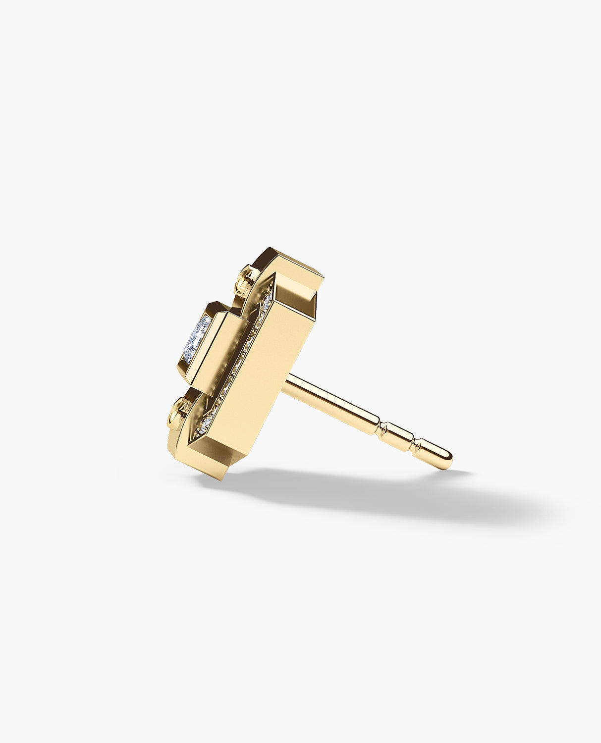 NORTHSTAR Gold Single Stud Earring with 0.19ct Diamonds