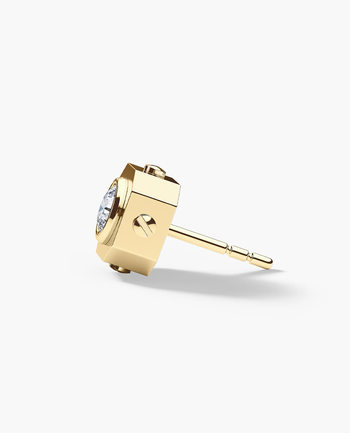 LA PAZ Gold Single Stud Earring with 0.30ct Diamonds