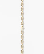 MOSS Gold Link Bracelet with Diamonds - 9mm