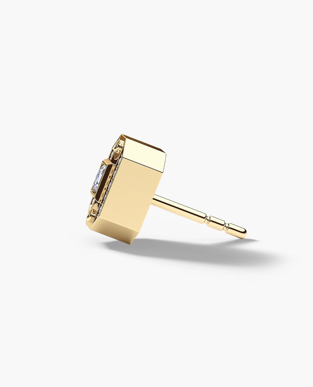 BRIGGS Gold Single Stud Earring with 0.18ct Diamonds